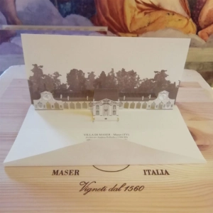 Cartolina pop-up Villa di Maser