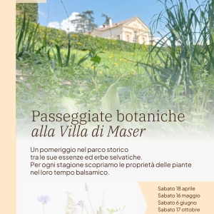 Passeggiate botaniche alla Villa di Maser