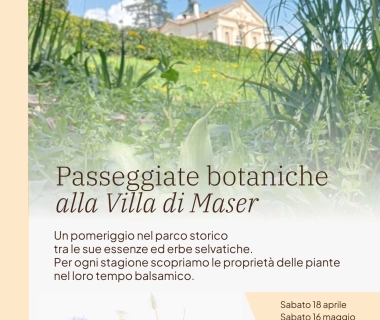 Passeggiate botaniche alla Villa di Maser