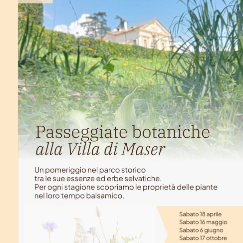 Passeggiate botaniche alla Villa di Maser