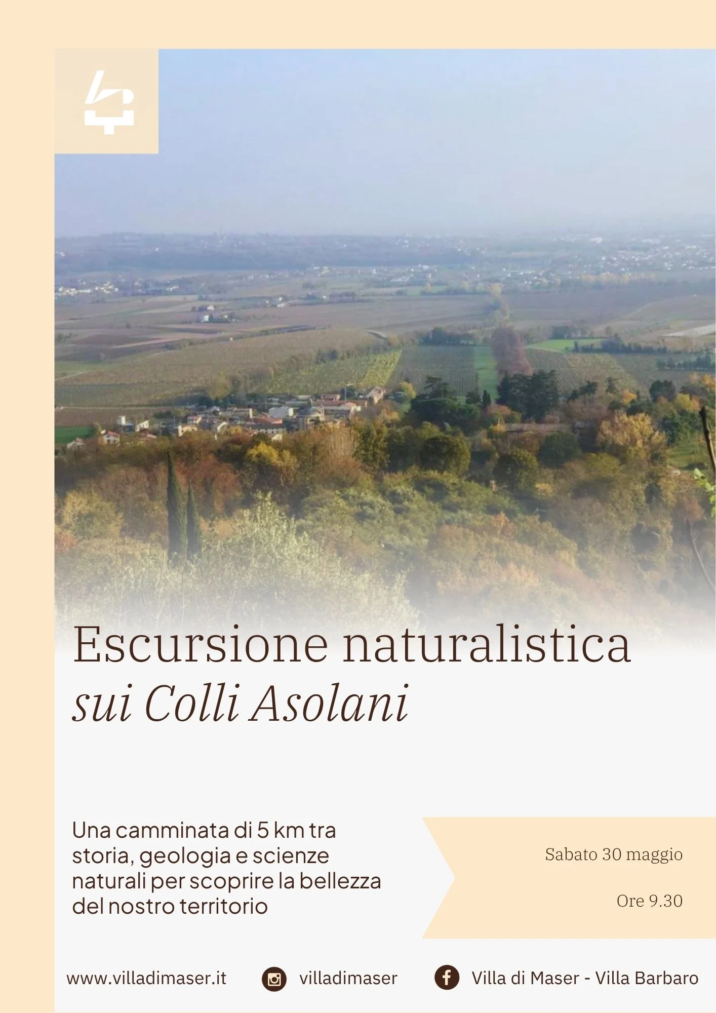 Escursione naturalistica sui Colli Asolani